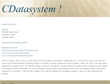 Tablet Screenshot of cdatasystem.com